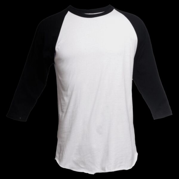 Unisex Fine Jersey Raglan T-Shirt Thumbnail