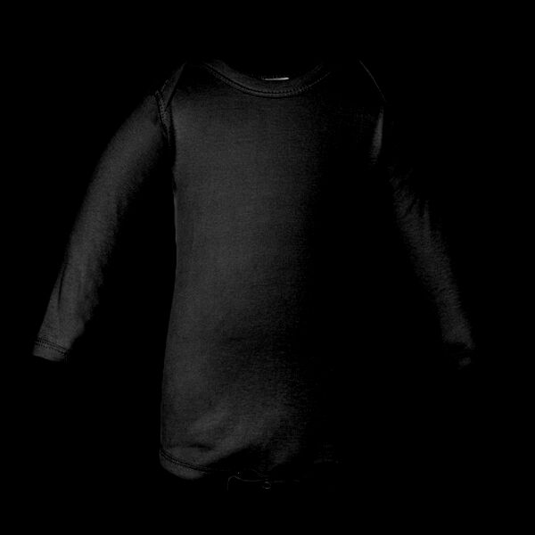Infant Long Sleeve Baby Rib Bodysuit Thumbnail