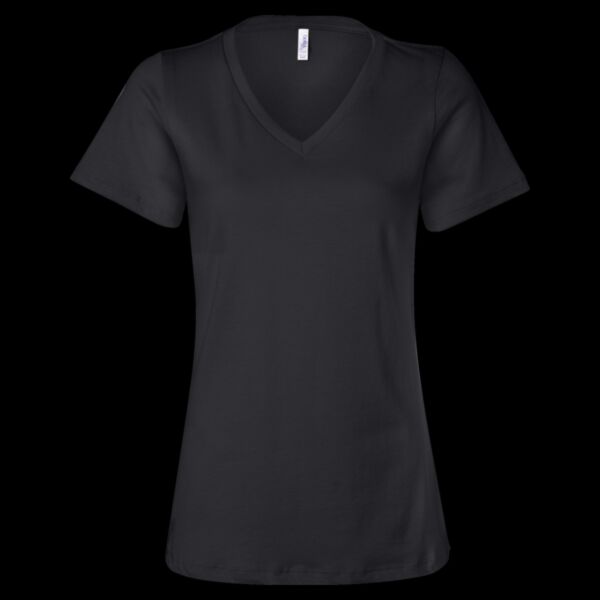 Women's Relaxed Short Sleeve Jersey V-Neck Tee Thumbnail