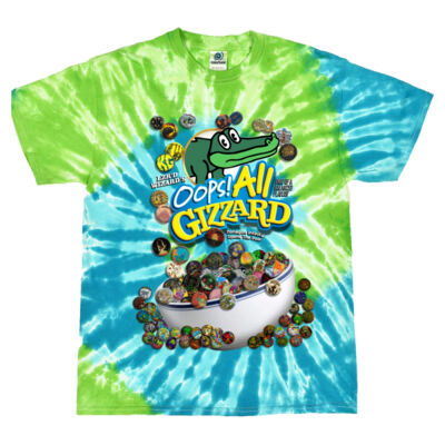 Oops All Gizzard - Gizzy Gator Version Multi-Color Tie Dye Thumbnail