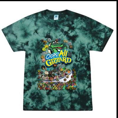 Oops All Gizzard 2026 - Keep On Gizzin Grunge Version Crystal Tie-Dye Thumbnail