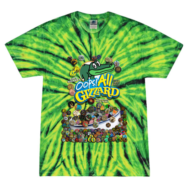 Oops All Gizzard 2026 - Gizzy Gator Version Multi-Color Tie-Dye Thumbnail
