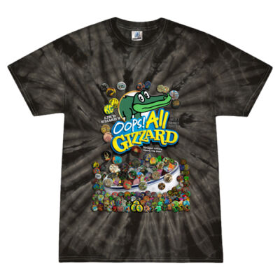 Oops All Gizzard 2026 - Gizzy Gator Grunge Version Multi-Color Tie-Dye Thumbnail