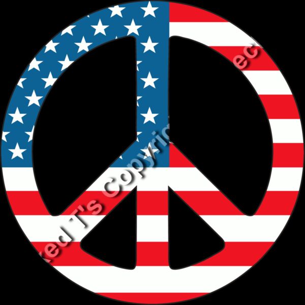 Flag Peace Sign Thumbnail