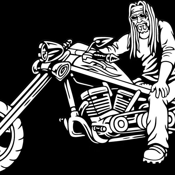 ESbiker001bw Thumbnail