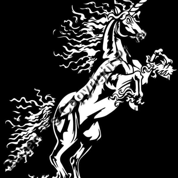 ESunicorn001bw Thumbnail