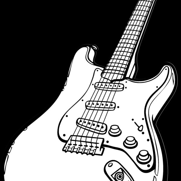 ESguitar003bw Thumbnail