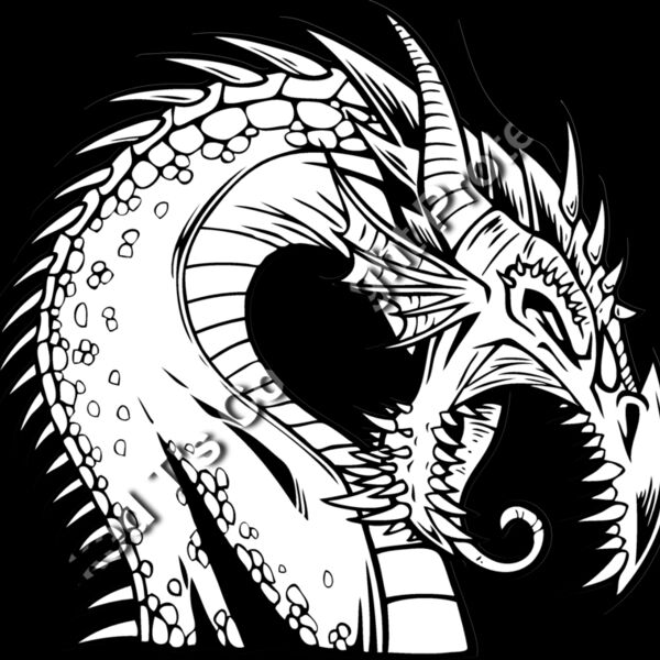 ESdragon007bw Thumbnail