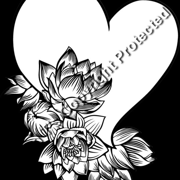 ESheart010bw Thumbnail