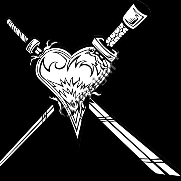 ESheart011BW Thumbnail