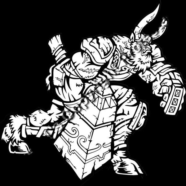 ESminotaur002BW Thumbnail