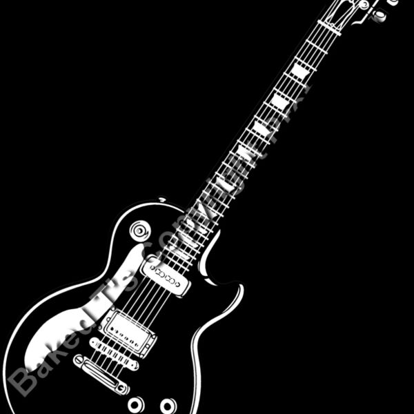 ES2guitar002bw Thumbnail