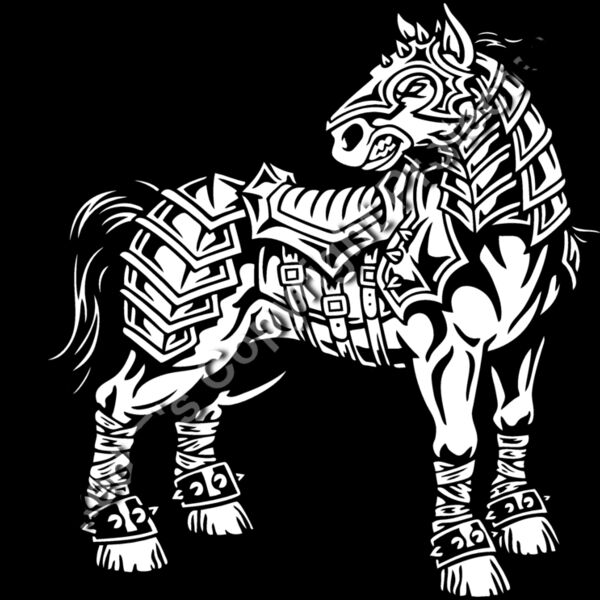 ES2horse004BW Thumbnail