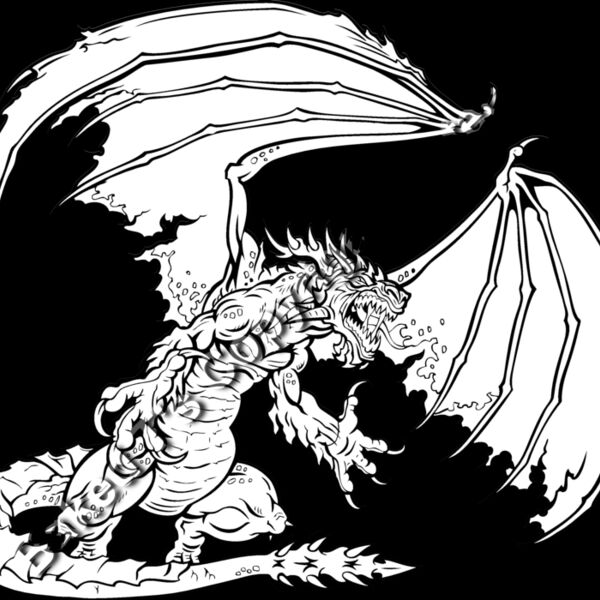 ES2dragon005BW Thumbnail