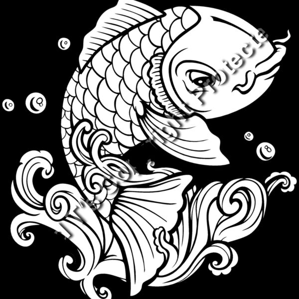 ES2asiankoi004bw Thumbnail