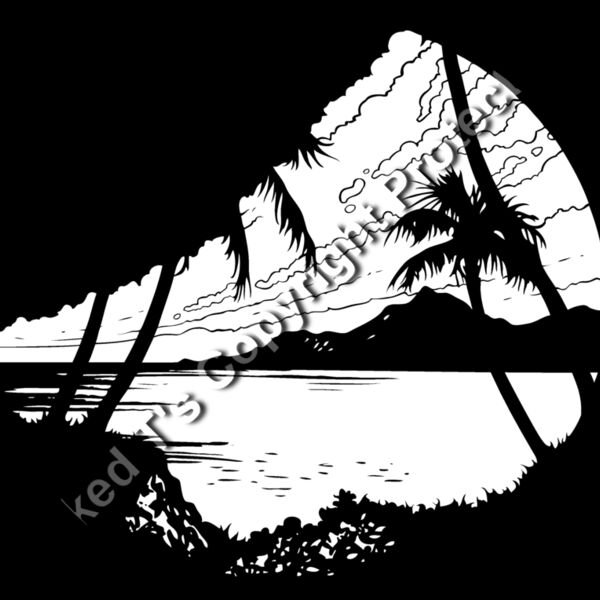 ES3beach01bw Thumbnail