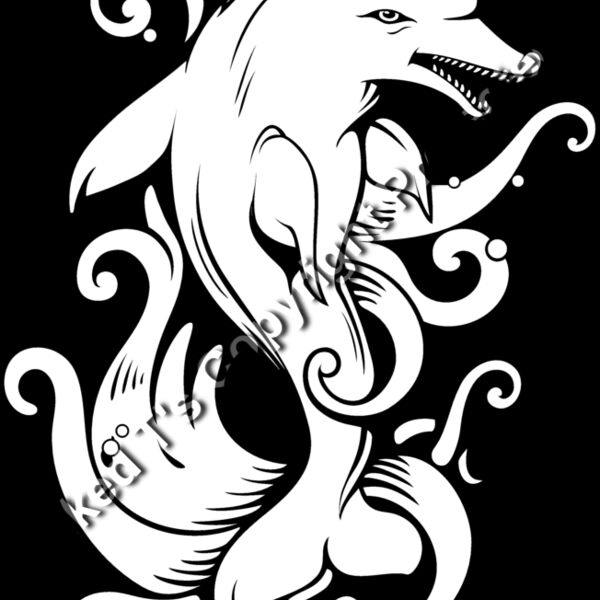 ES3dolphin01bw Thumbnail