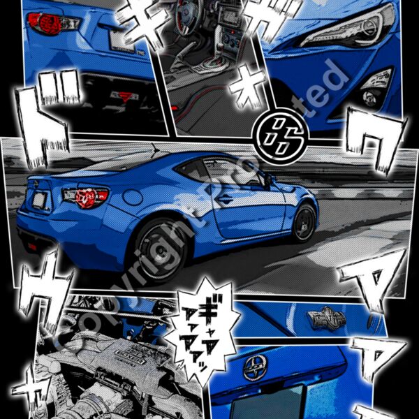 86 Manga Shirt Back Thumbnail