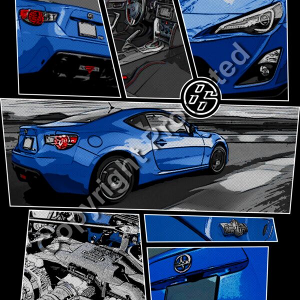 86 Manga Shirt Back Clean Version Thumbnail