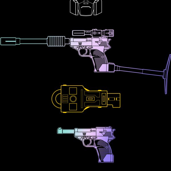 Megatron Back BW T Thumbnail