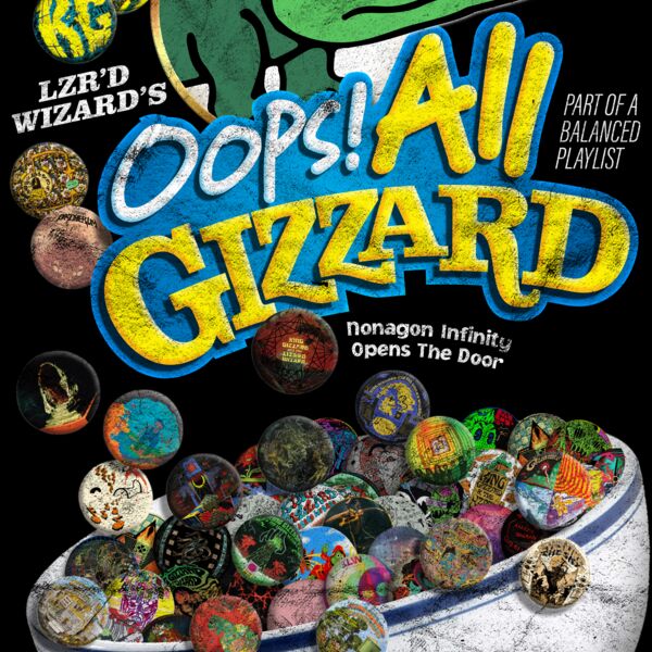 Oops All Gizzard 1 3D Grunge Thumbnail