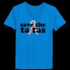 Ladies’  Junior Fine Jersey V-Neck Longer Length T-Shirt Thumbnail