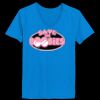 Ladies’  Junior Fine Jersey V-Neck Longer Length T-Shirt Thumbnail