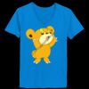 Ladies’  Junior Fine Jersey V-Neck Longer Length T-Shirt Thumbnail