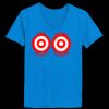 Ladies’  Junior Fine Jersey V-Neck Longer Length T-Shirt Thumbnail