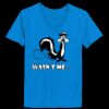 Ladies’  Junior Fine Jersey V-Neck Longer Length T-Shirt Thumbnail