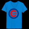 Ladies’  Junior Fine Jersey V-Neck Longer Length T-Shirt Thumbnail