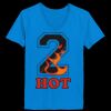 Ladies’  Junior Fine Jersey V-Neck Longer Length T-Shirt Thumbnail