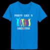 Ladies’  Junior Fine Jersey V-Neck Longer Length T-Shirt Thumbnail