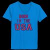 Ladies’  Junior Fine Jersey V-Neck Longer Length T-Shirt Thumbnail