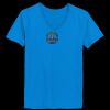 Ladies’  Junior Fine Jersey V-Neck Longer Length T-Shirt Thumbnail