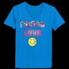 Ladies’  Junior Fine Jersey V-Neck Longer Length T-Shirt Thumbnail