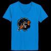 Ladies’  Junior Fine Jersey V-Neck Longer Length T-Shirt Thumbnail