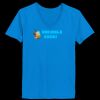 Ladies’  Junior Fine Jersey V-Neck Longer Length T-Shirt Thumbnail
