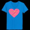 Ladies’  Junior Fine Jersey V-Neck Longer Length T-Shirt Thumbnail
