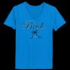 Ladies’  Junior Fine Jersey V-Neck Longer Length T-Shirt Thumbnail