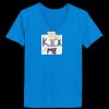 Ladies’  Junior Fine Jersey V-Neck Longer Length T-Shirt Thumbnail