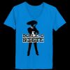 Ladies’  Junior Fine Jersey V-Neck Longer Length T-Shirt Thumbnail