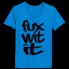 Ladies’  Junior Fine Jersey V-Neck Longer Length T-Shirt Thumbnail