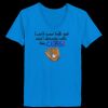 Ladies’  Junior Fine Jersey V-Neck Longer Length T-Shirt Thumbnail