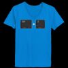Ladies’  Junior Fine Jersey V-Neck Longer Length T-Shirt Thumbnail