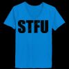 Ladies’  Junior Fine Jersey V-Neck Longer Length T-Shirt Thumbnail