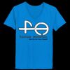 Ladies’  Junior Fine Jersey V-Neck Longer Length T-Shirt Thumbnail