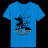 Ladies’  Junior Fine Jersey V-Neck Longer Length T-Shirt Thumbnail