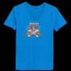 Ladies’  Junior Fine Jersey V-Neck Longer Length T-Shirt Thumbnail