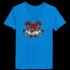 Ladies’  Junior Fine Jersey V-Neck Longer Length T-Shirt Thumbnail